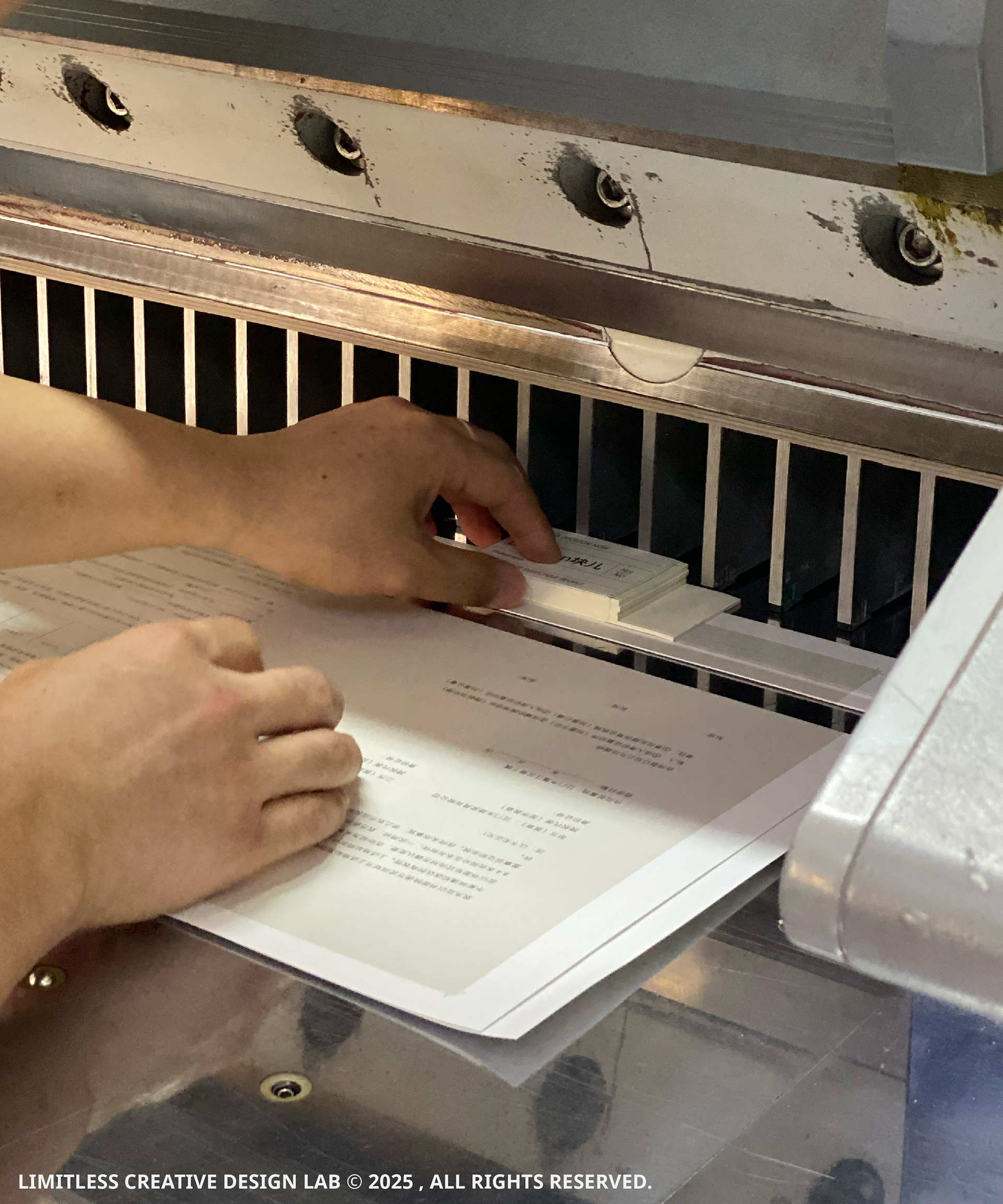 The production process for The Decision Block.